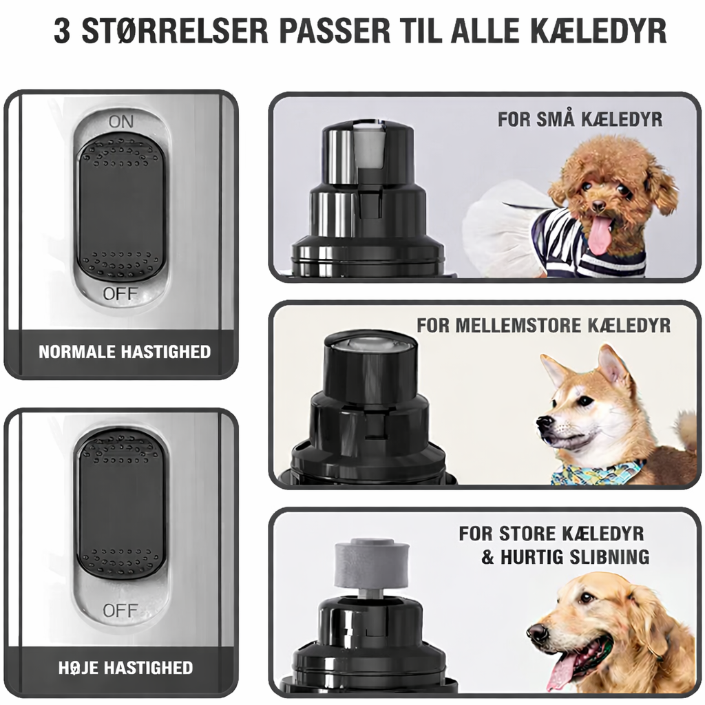 PotePleje Pro™ | Sikker neglesliber til kæledyr