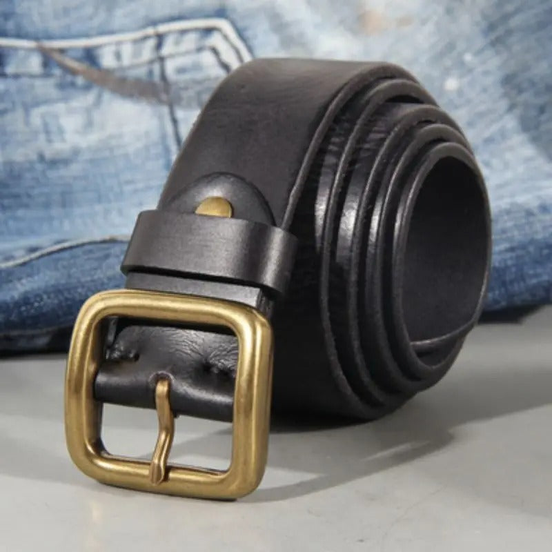 Cinturón Vintage Leather Belt