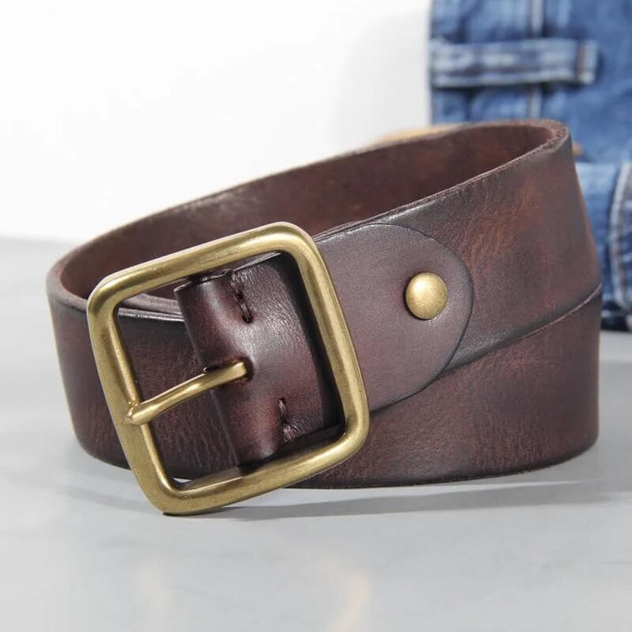 Cinturón Vintage Leather Belt