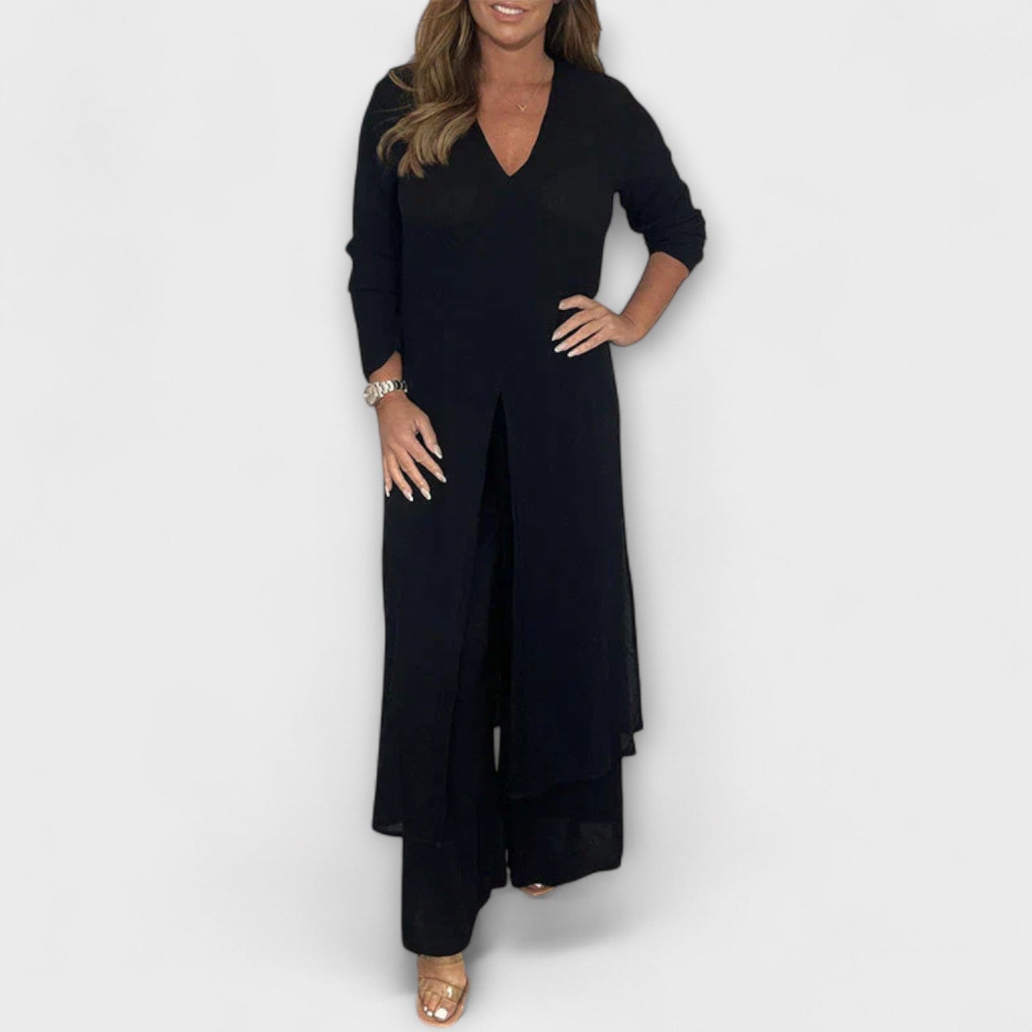 2-teiliges stilvolles Damen-Co-Ord-Set