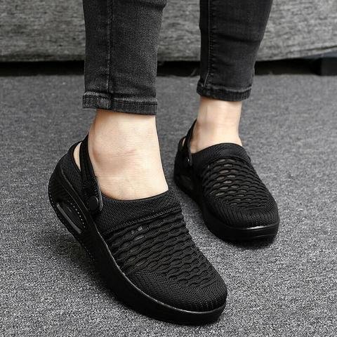 Kecha | Bequeme Slip-On Sneaker mit Strickobermaterial