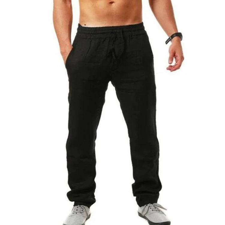 Vintage Koord Casual Katoen Linnen Broek
