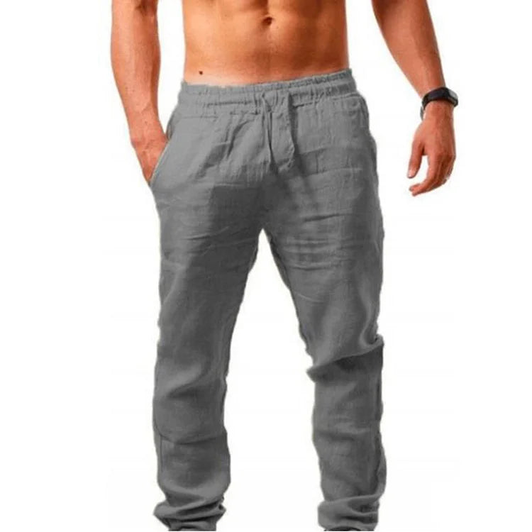 Vintage Koord Casual Katoen Linnen Broek