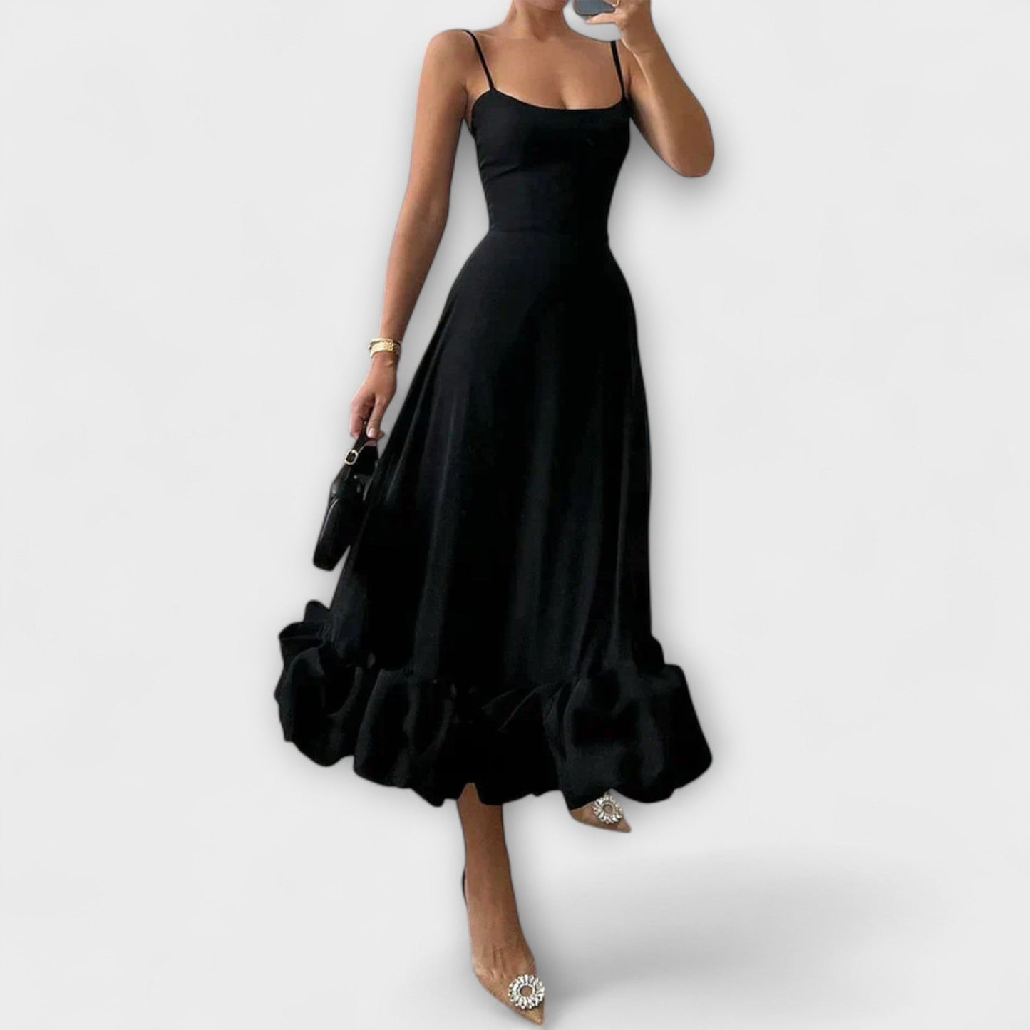 LILY - Vestido Largo Fluido Elegante