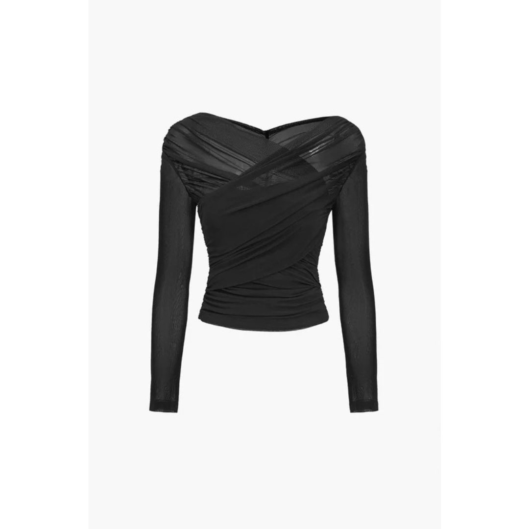 Christel | Damen Bluse Langarm Mit Rüschen