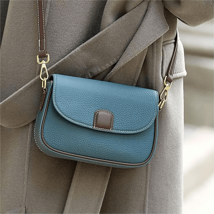 Elva™ – Stylische Crossbody-Leder-Tasche für jeden Tag