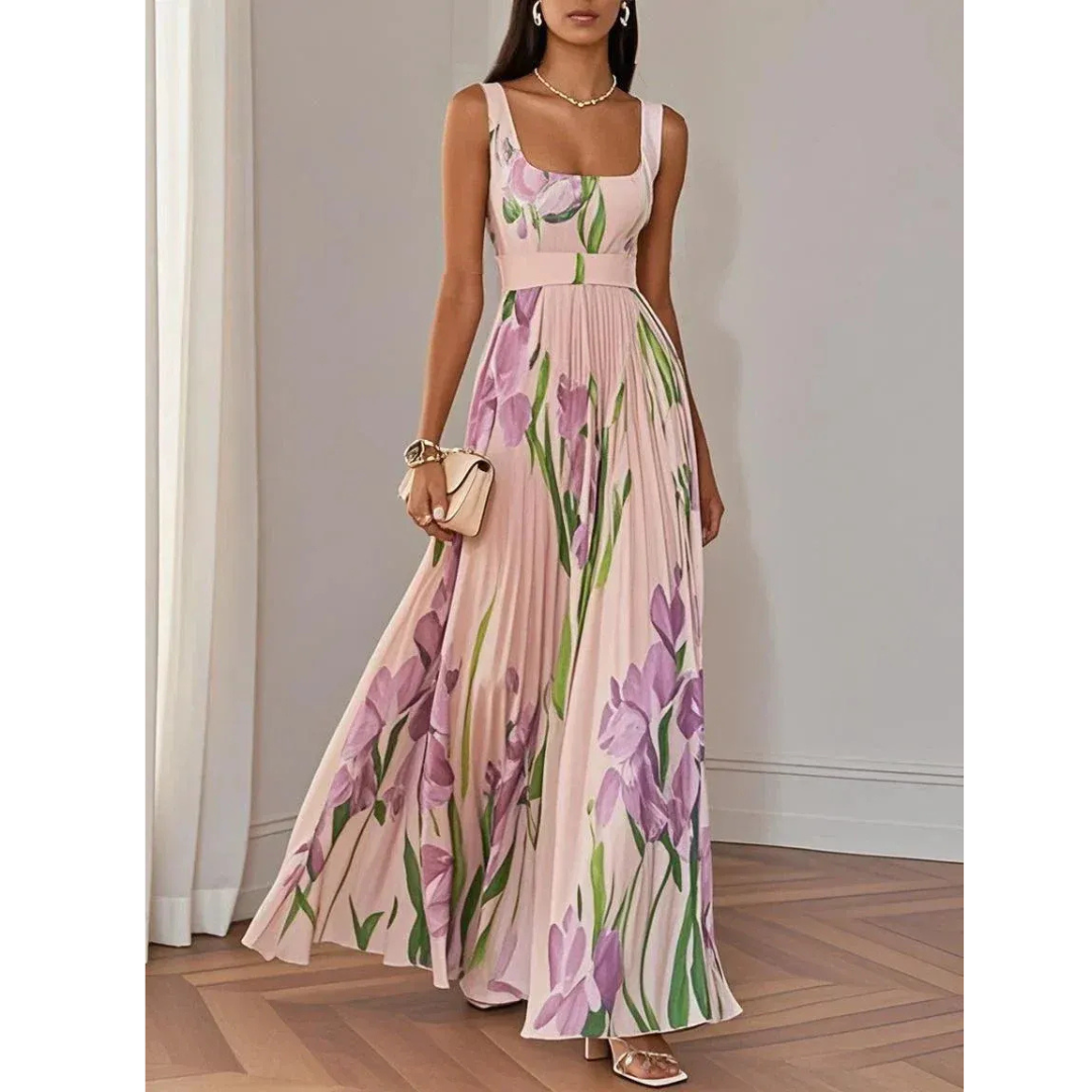 Corinna | Damen Fließendes Maxikleid Boho