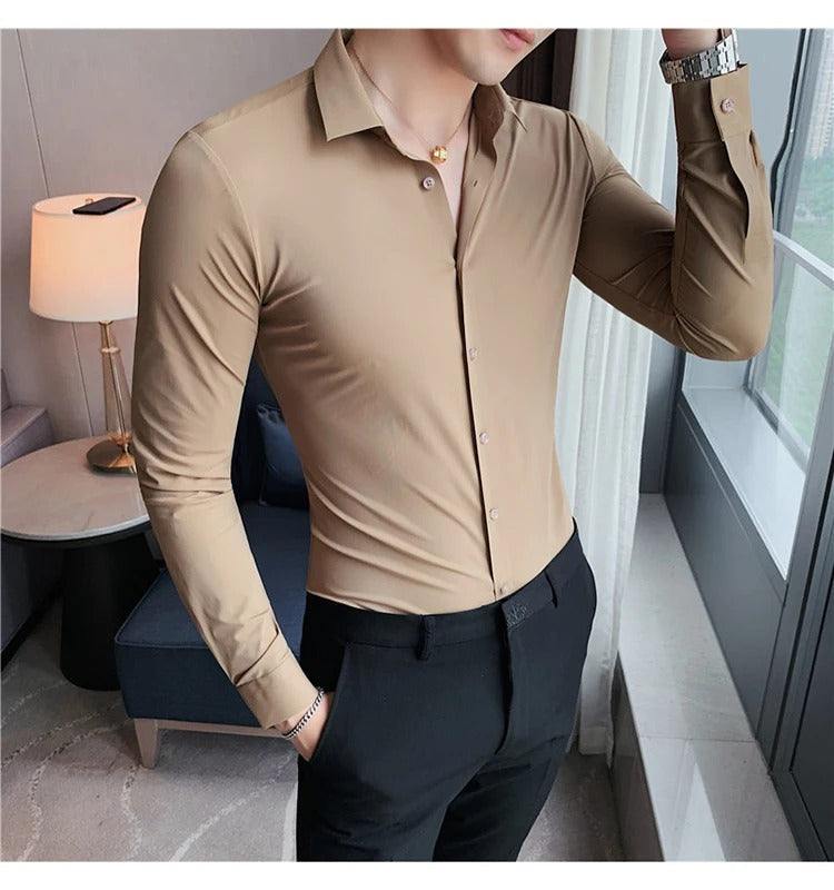 Havspärla® Collection - Elastic & Seamless Shirts for Men