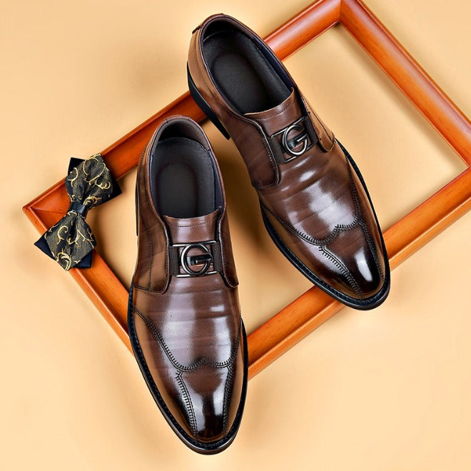 Belmont | Formele Leren Heren Schoenen – Klassieke Elegante Oxford Dress Schoenen