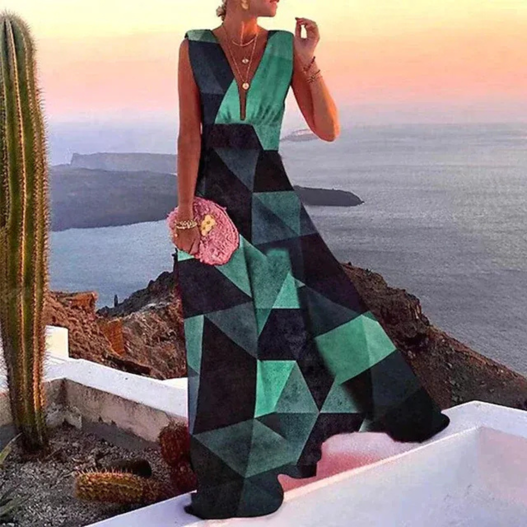 Damen Maxi Abendkleid | Elegantes Sommerkleid