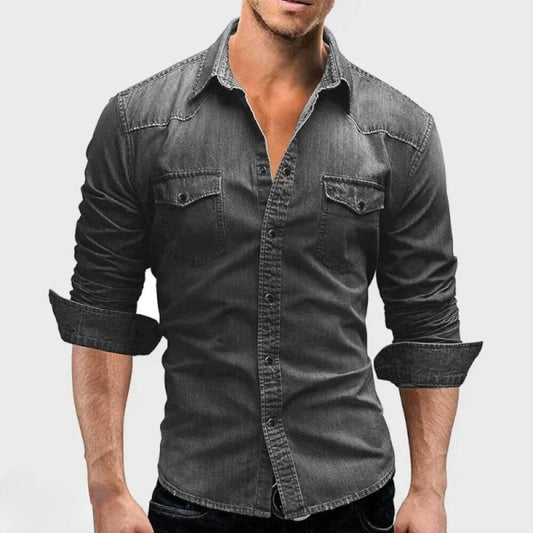 Givalli| Retro Denim Overhemd