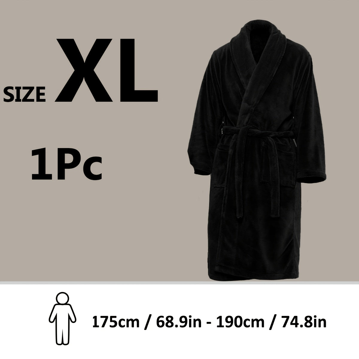Luxe Unisex Coral Fleece Badjas – Ultra Zacht en Warm voor Jouw Comfort