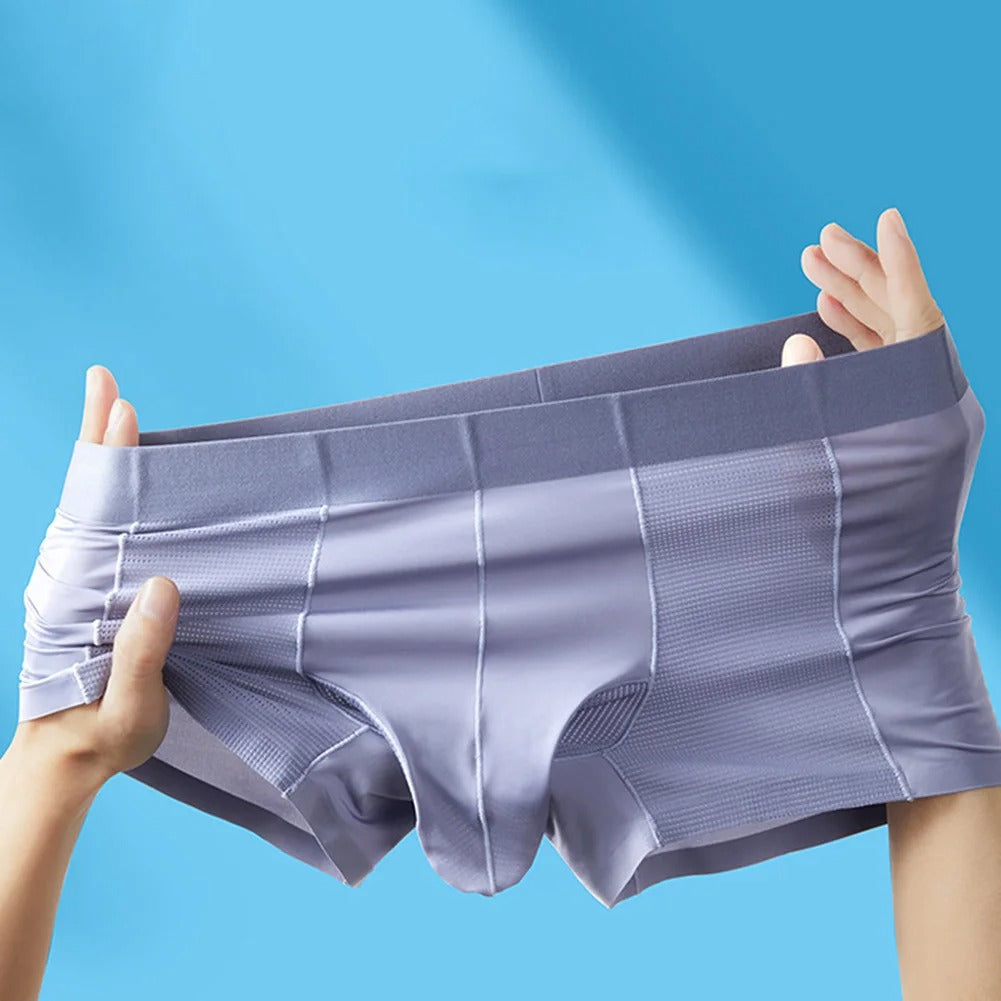 BaireSkin Boxers: Ultra-Thin Ultra-Breathable Pin-Hole Ventilated Boxers. Cleverly Engineered for Zero Jock Itch, Anti-Odor, Fungus-Free Living