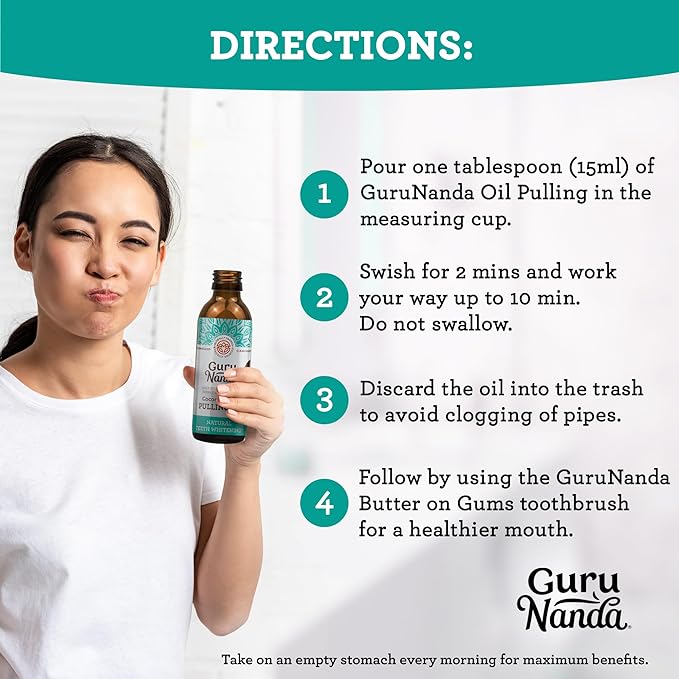 Guru Nanda Coconut Oil Pulling w/ 7 Essential Oils