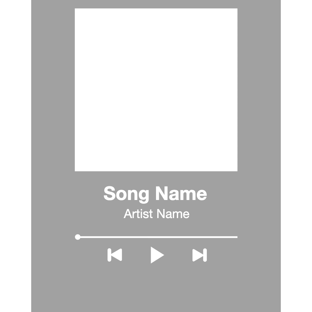 Nightly Wish Custom Music Plaque