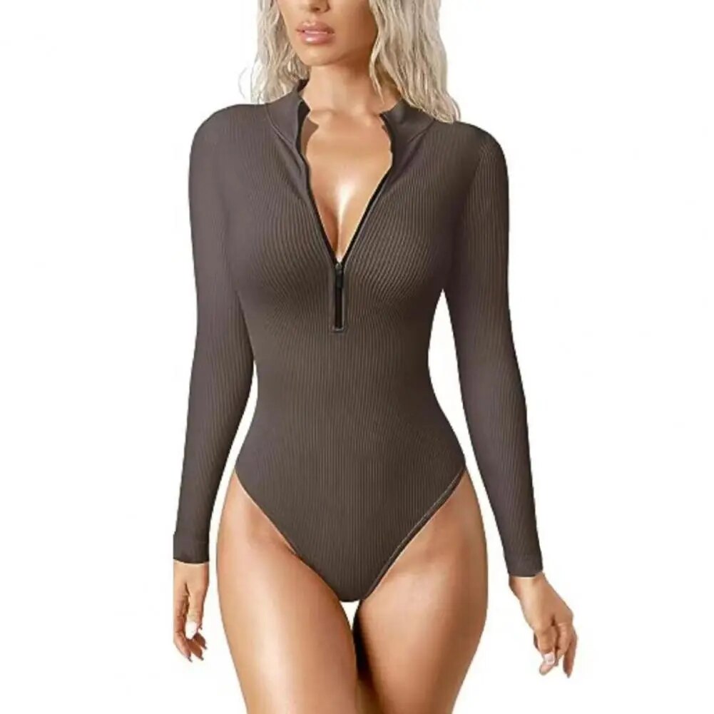 Snatched Zip-Up Bodysuit