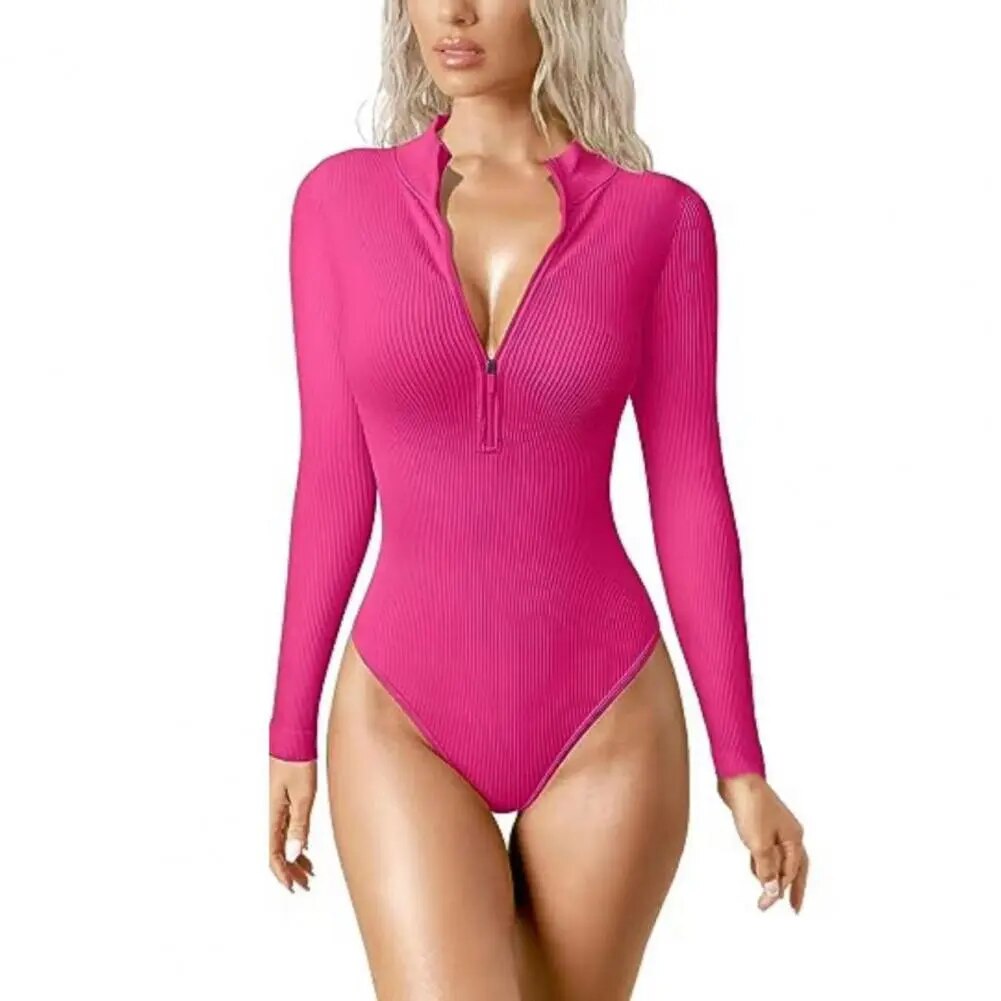 Snatched Zip-Up Bodysuit
