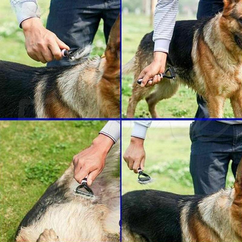Dubbelzijdige Ontharing Kam voor Huisdieren - SmoothGroom