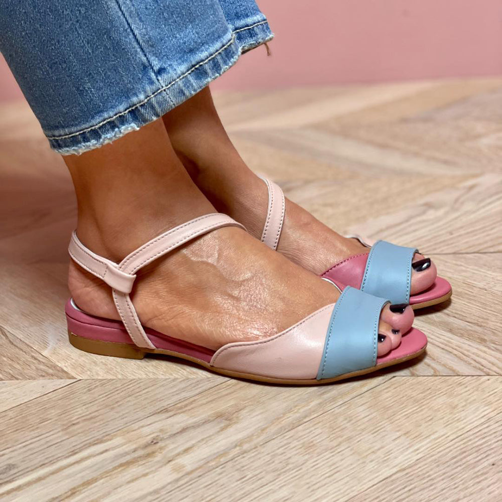 Women's Low Heel Flat Sandals for Walking