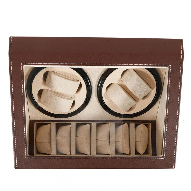 FörvarBillon® Quad - The Only Watch Winder with Ultra Silent (<5dB) Bi-Directional Japanese Motors | Designed by JesseVance Milan