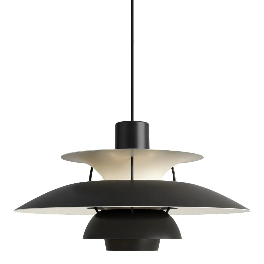 Elegant hänglampa, flygande-tallriksdesign. Modern takbelysning, dimbar LED.