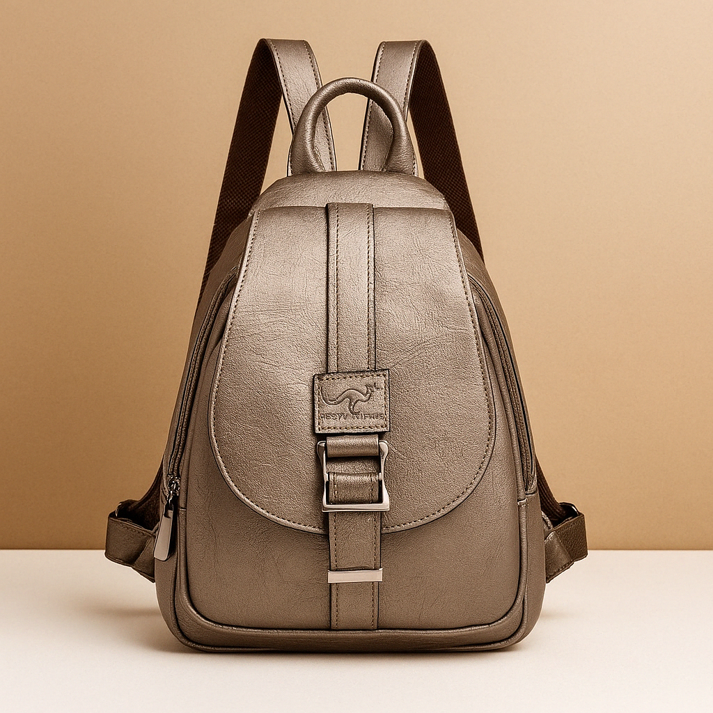 Sophie | Sac À Dos Minimaliste en PU pour Femme avec Design Élégant | Pratique et Polyvalent pour Tous les Jours 5