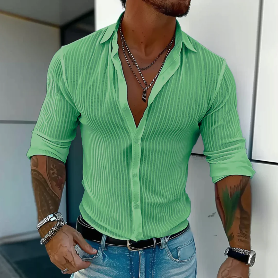 Enrico | Herren Hemd Mit Struktur Modern
