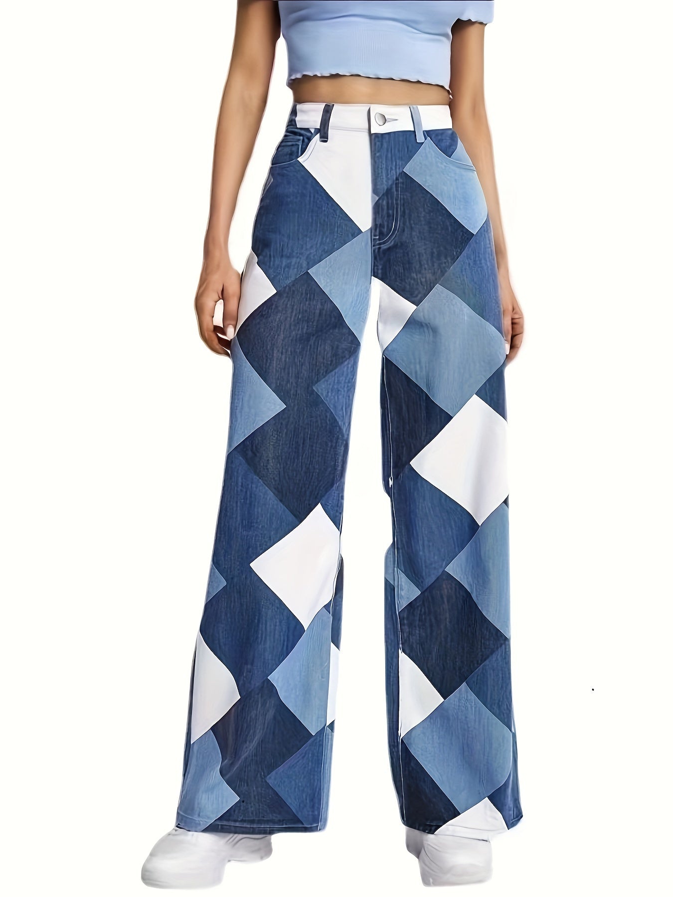 Skarvana Boho Denims by JesseVance NYC: High-Waist & Loose-Fit Chic Timeless Patchwork Jeans