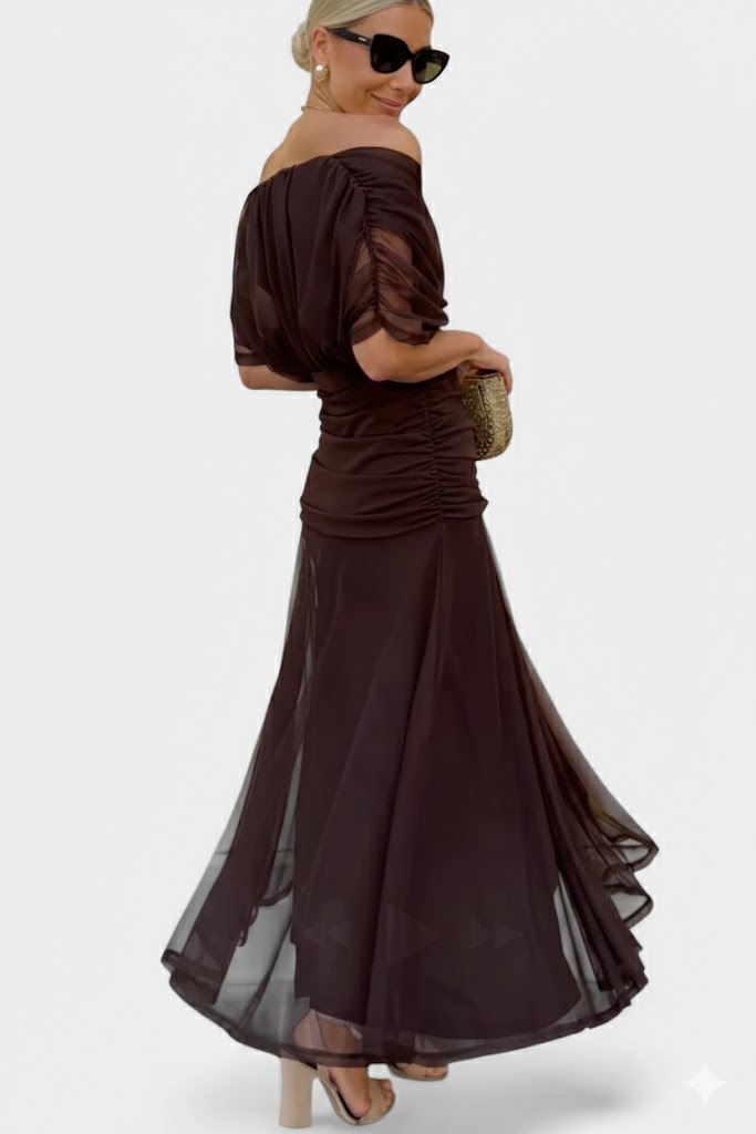 Mirella | Elegantes Maxikleid mit V-Ausschnitt