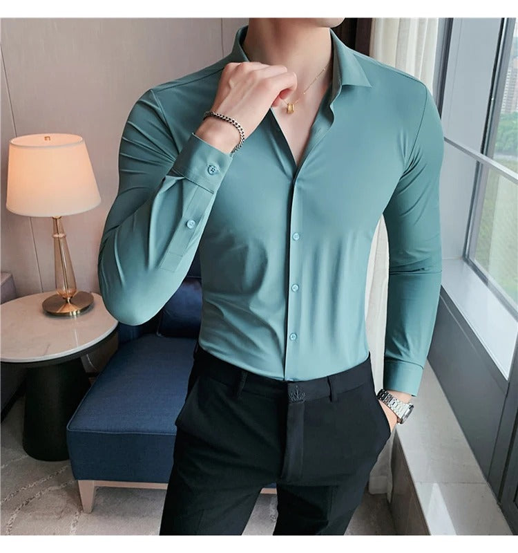 Havspärla® Collection - Elastic & Seamless Shirts for Men