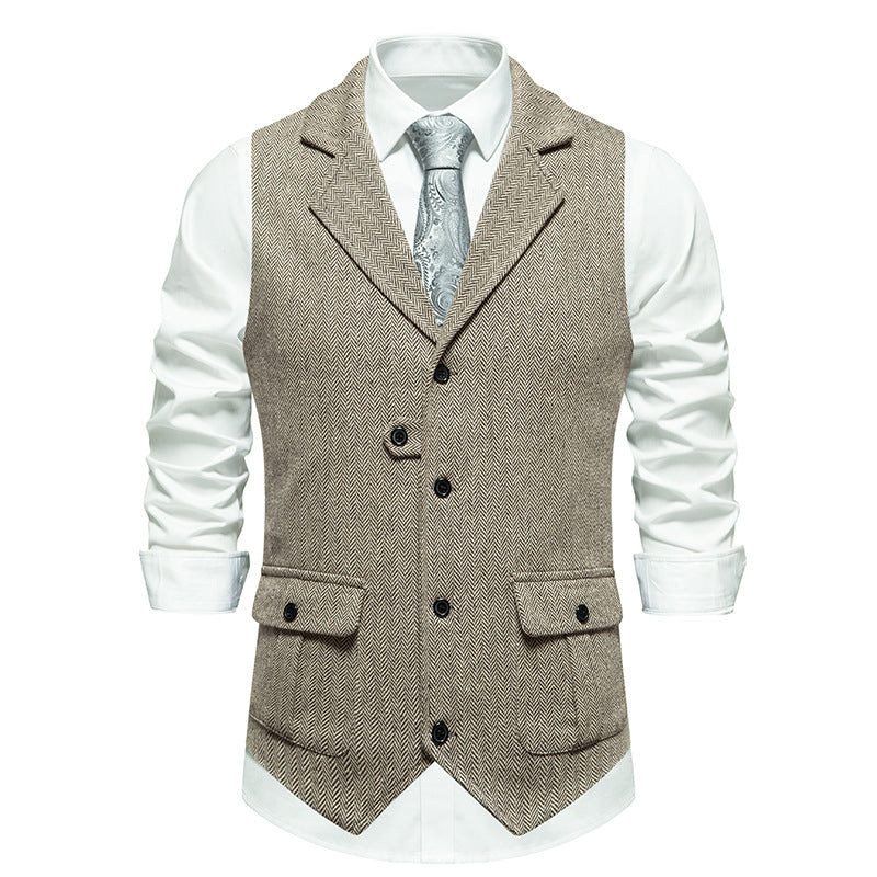 Lev | Men Smart casual Office Outfit Vest