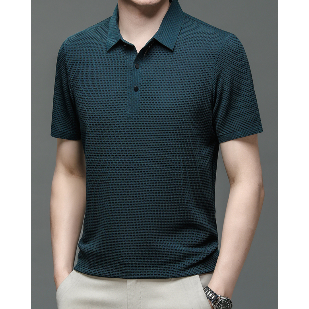 Made Gents | Henry Polo-Shirt | 50% Korting!