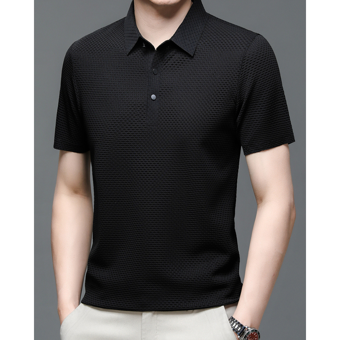Made Gents | Henry Polo-Shirt | 50% Korting!