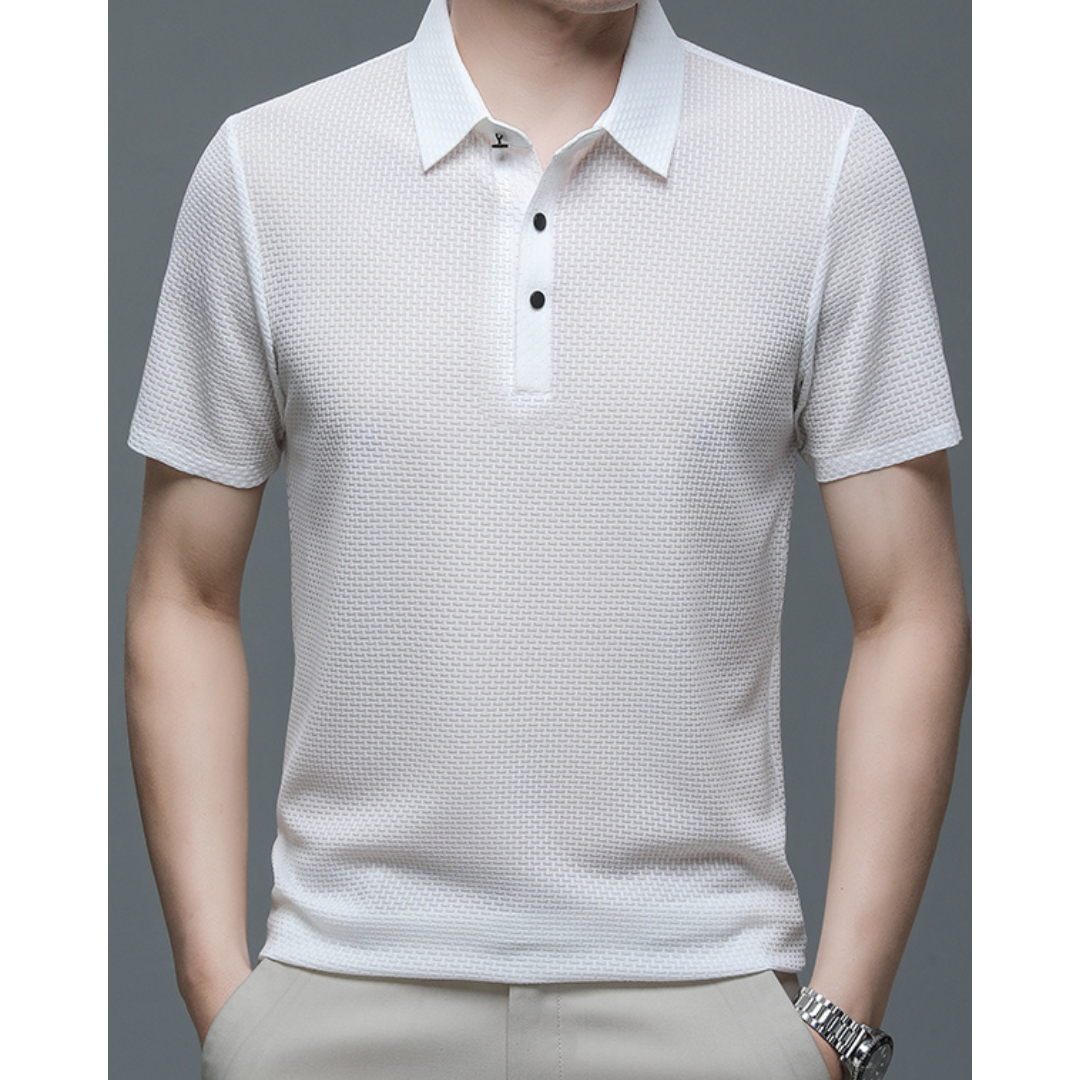 Made Gents | Henry Polo-Shirt | 50% Korting!