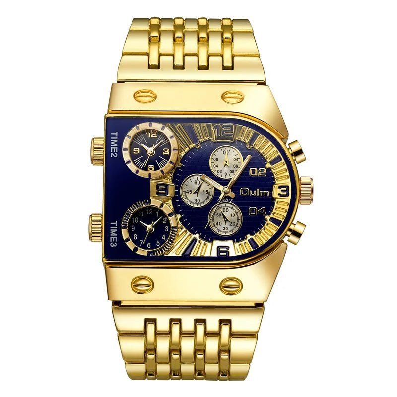 Aurelux – Goldene Wasserdicht Luxus-Herrenuhr