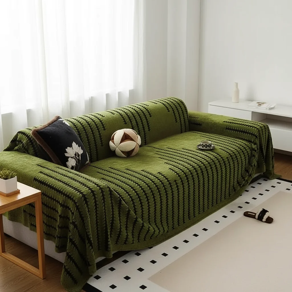 GripPlush™ Soft Grip Sofa Protector