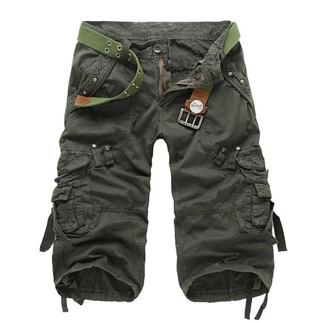 Hendrik | Herren Cargo Shorts Mit Gürtel Und Taschen Für Sommer