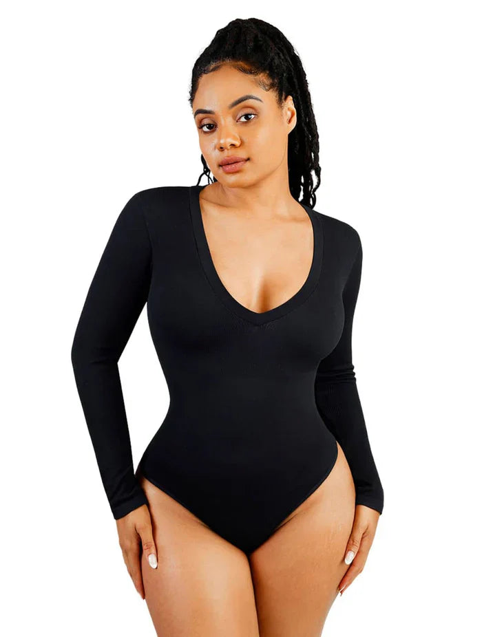 Long Sleeve Scoop Neck Bodysuit