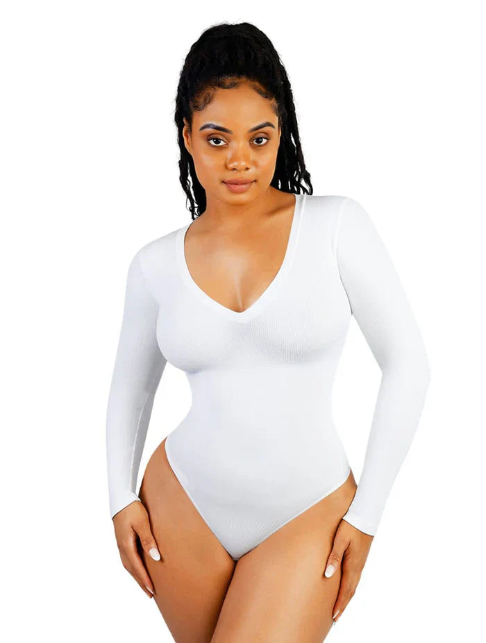 Long Sleeve Scoop Neck Bodysuit