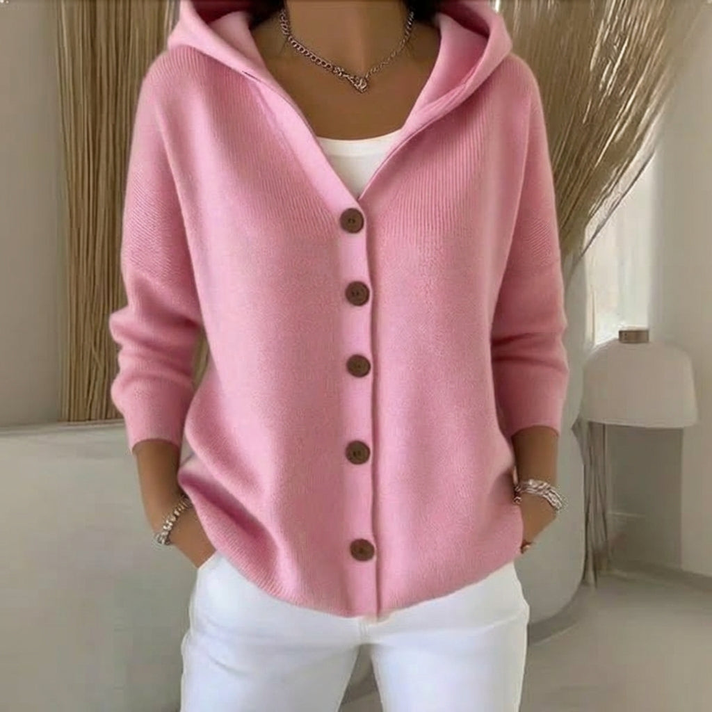 Willow™ – Soft hooded knit cardigan
