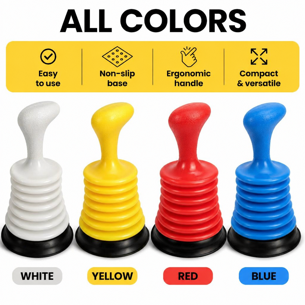 DrainMight™ — Pop Stubborn Sink Clogs in Seconds Without the Mess