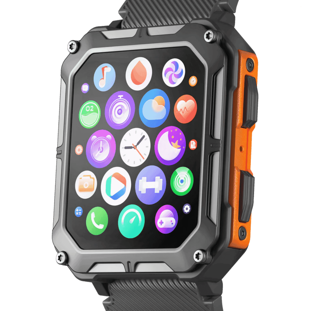 TOUGHM8 Smartwatch 50% OFF + QuickRelease Safety Strap & Screen Protectors x3 FREE