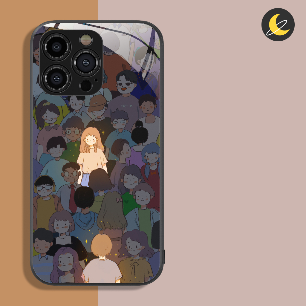 Nightly Wish Glowing Couple Phone Case