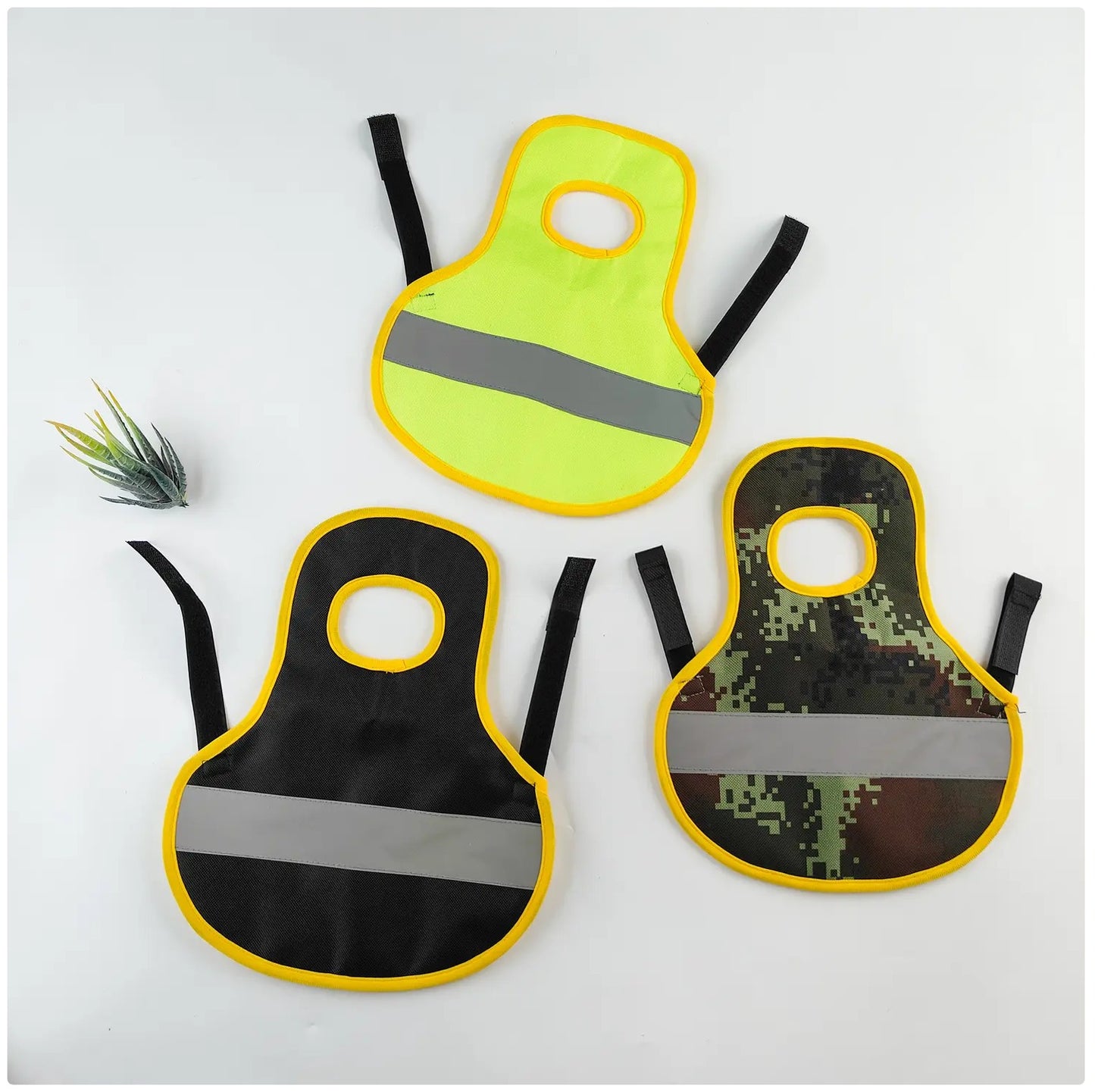 Chicken Reflective Safety Vest - Adjustable Poultry Apron for Outdoor Protection