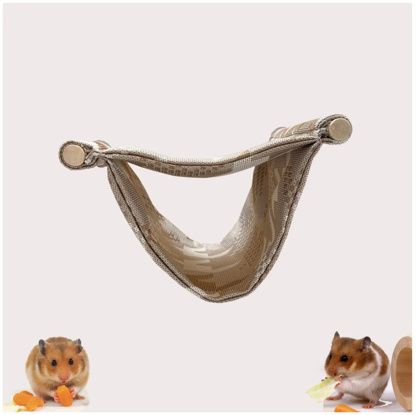 Hamster Hammock & Platform - 2-in-1 Cozy Hanging Bed & Play Area for Small Pets