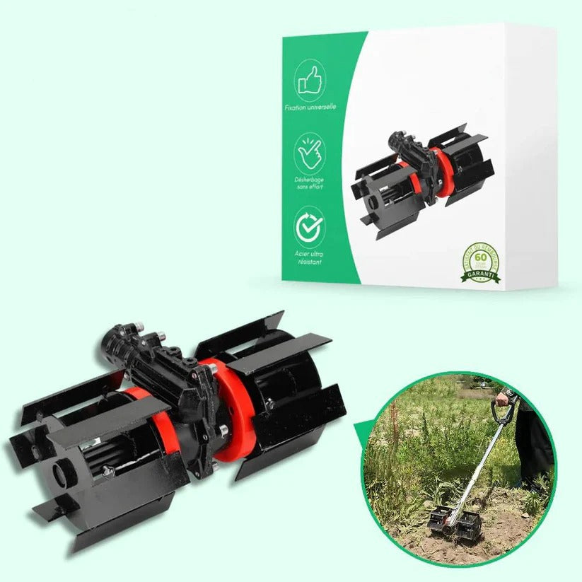 Effortless Weeding Wheel for Easy Garden Maintenance