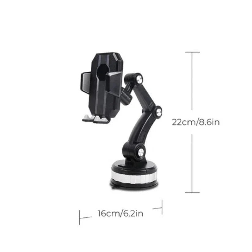 360° Drehbarer Auto-Handyhalter mit Saugnapf-Basis