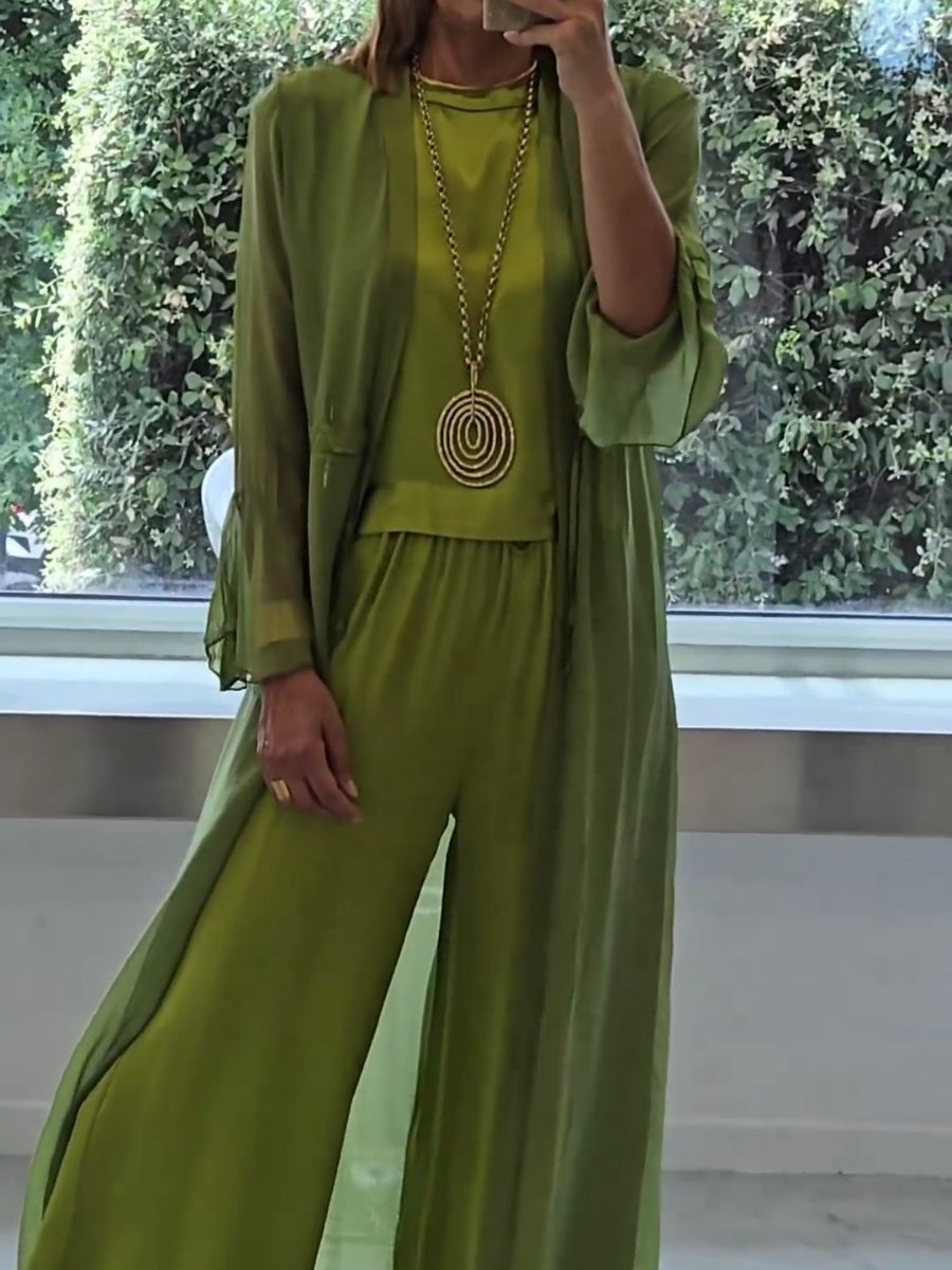 Elacie | Elegantes Lounge Set mit Leichtem Kimono