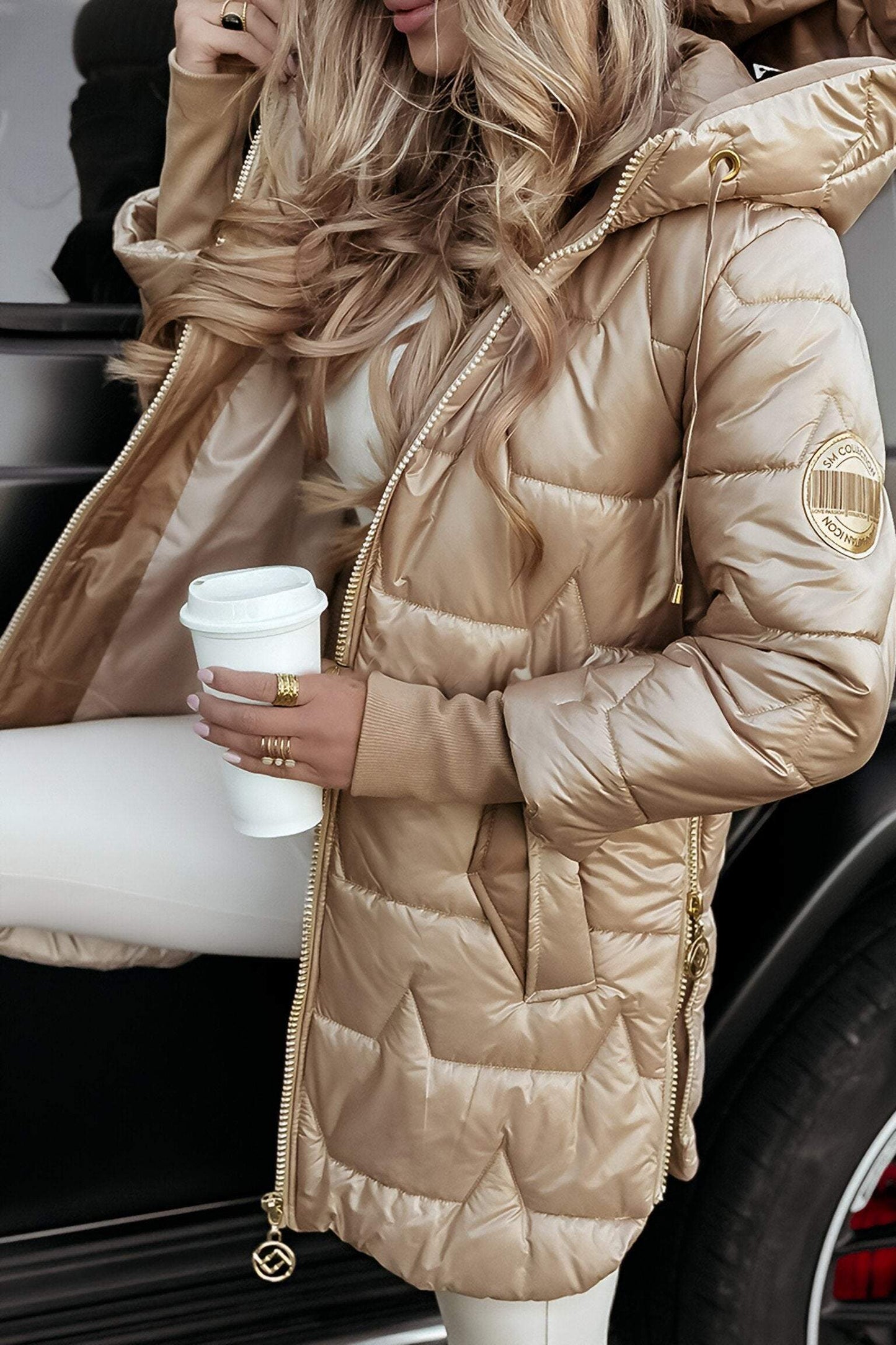 Elenya – Hooded Autumn Jacket for Women