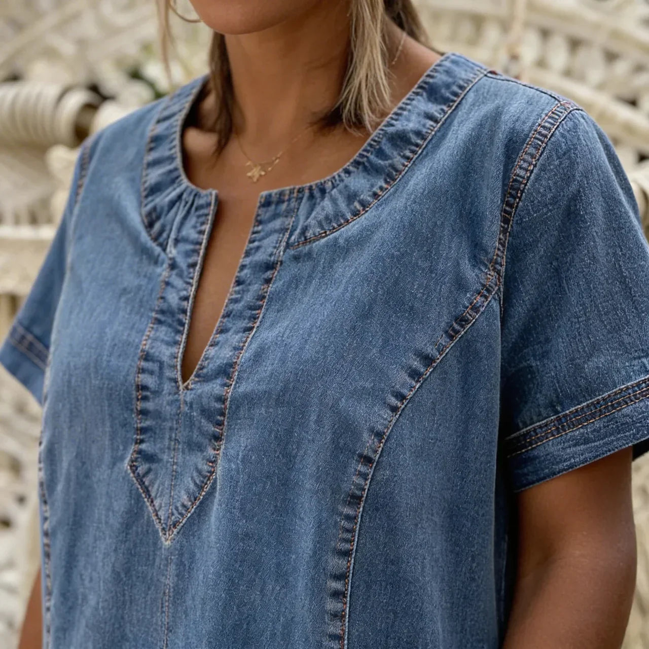 Maja | Denim kjole